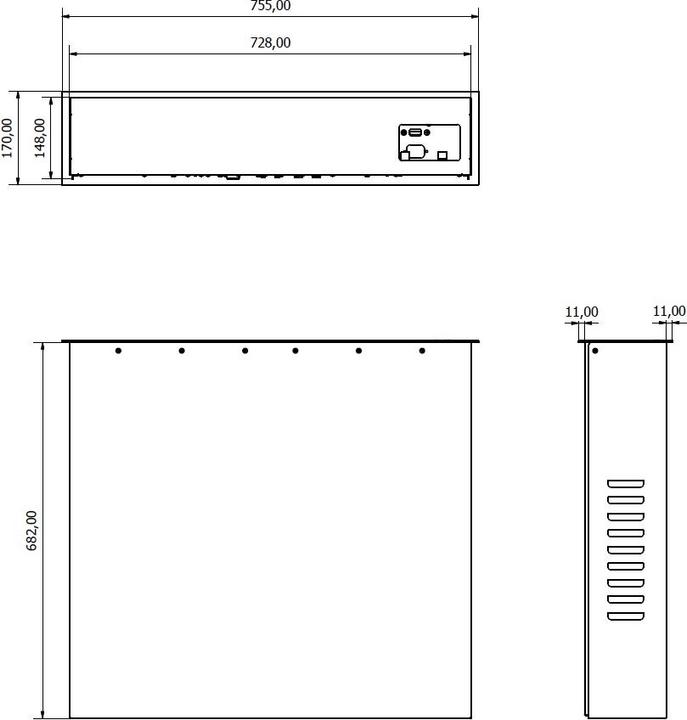 Immagine prodotto DSS Sollevatore per monitor, nero, metallo, 28" /Coperchio in alluminio (28", 10 kg)