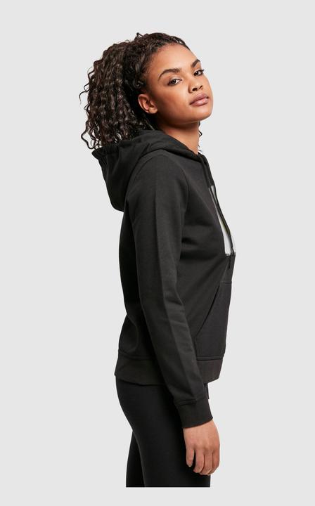 Produktbild Merchcode Ladies Peace - Brush Heart Black Basic Hoody - 161629 (XXL)