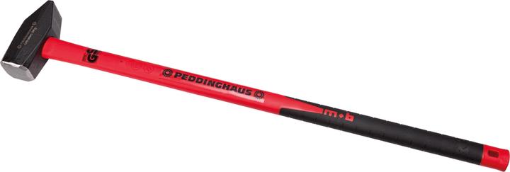 Actual product image Peddinghaus Lathe hammer 'XStriker' partially polished with tubular steel handle - rough track (5760 g)