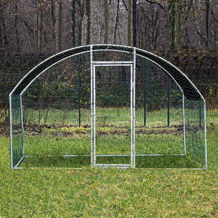 Actual product image Wiltec Fudajo XXL free-range enclosure 2x2.95x2m outdoor enclosure aviary chicken coop animal enclosure