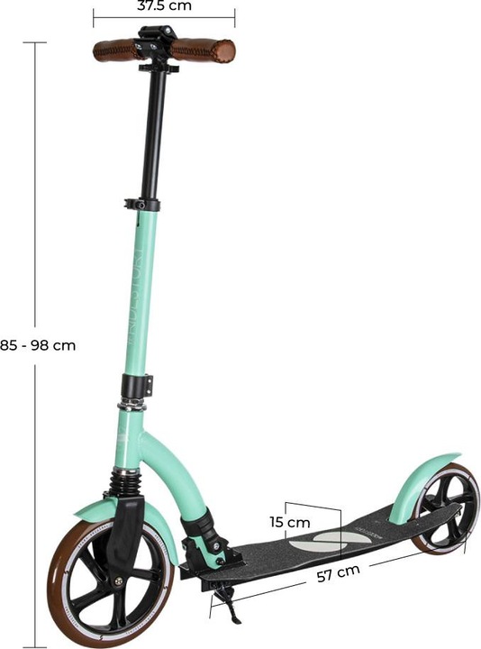 Immagine prodotto Story Retro Ride, monopattino pieghevole per pendolari, color menta (101005044668)