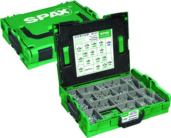 Image du produit Spax Coffret de montage L-BOXX (2445 Vis par pièce)
