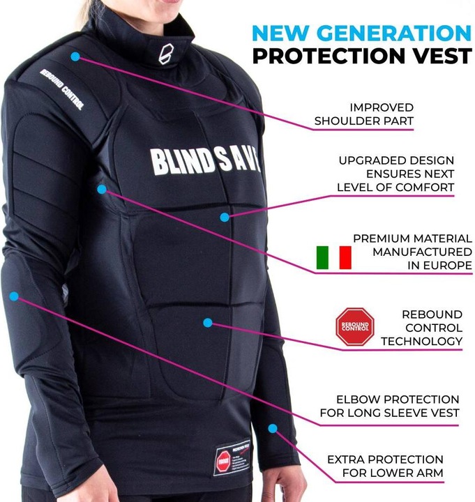 Image du produit Blindsave Gilet de gardien de but Protection With Rc (XS)