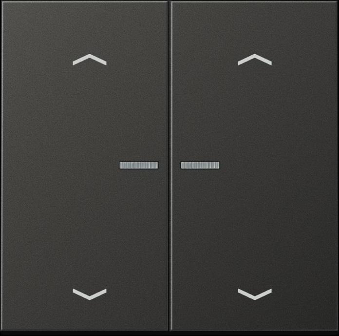 Actual product image JUNG BTAL17102PAN HOME Push-button 2gang