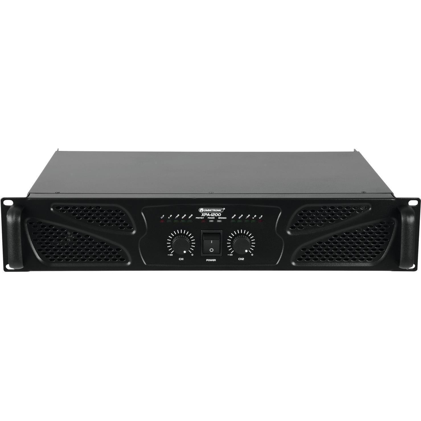 Thumbnail - Omnitronic Xpa-1200 (Vorverstärker), Effektgerät, Schwarz