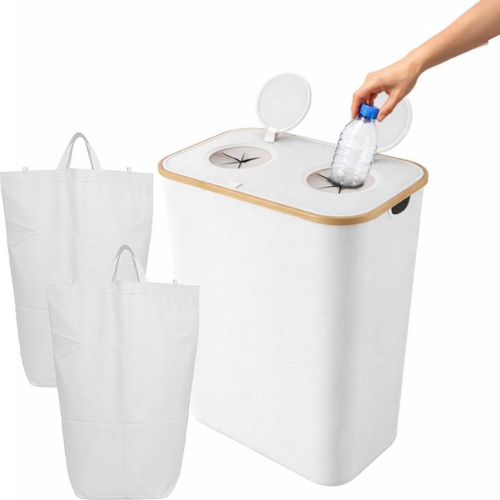 Produktbild Relaxdays Pfandflaschen-Sammelbehälter 2 Fächer (170 l)
