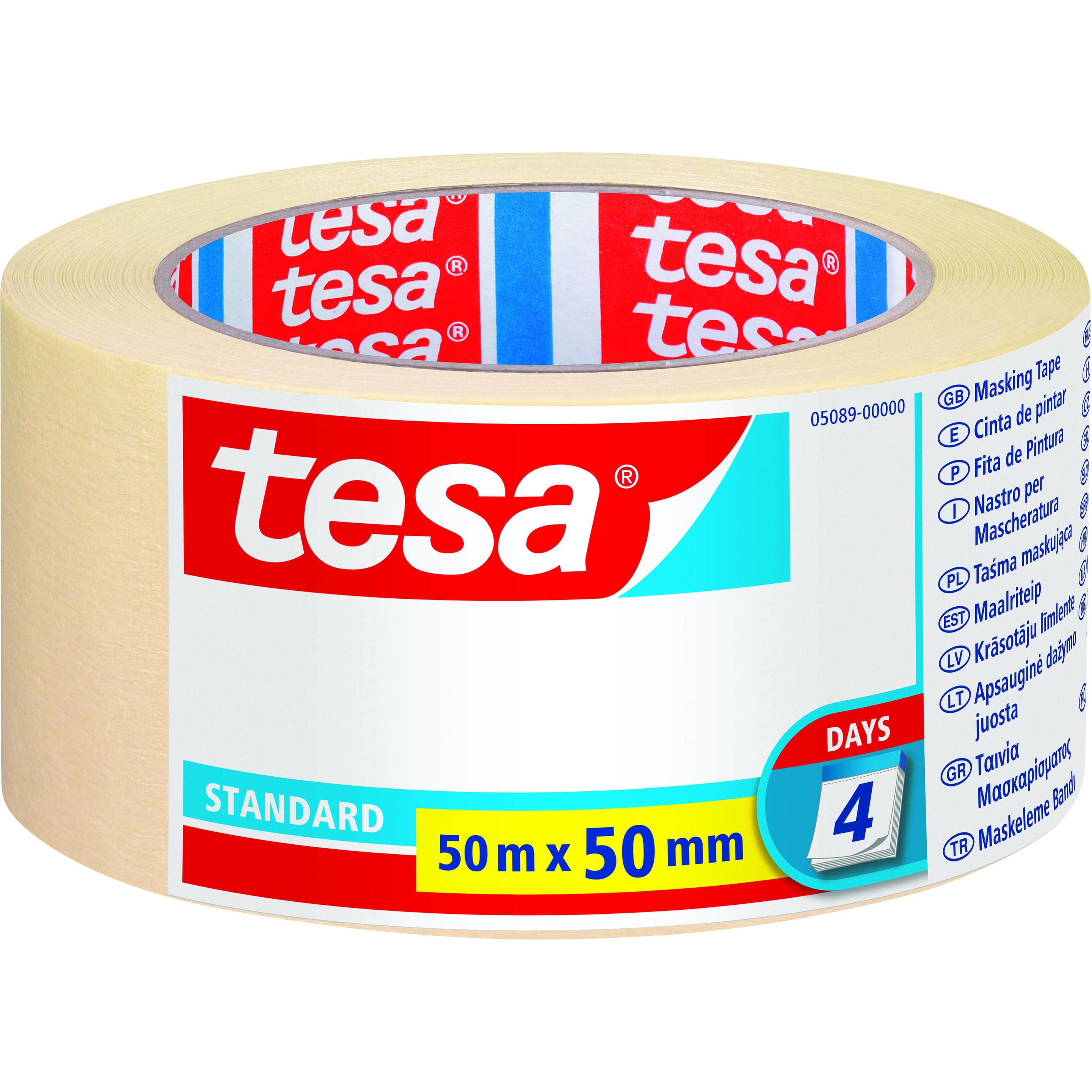 Thumbnail - tesa, Klebeband, 210267 TE05089-00000-02 Papierklebeband 50Mx50mm, Standard (50 mm)