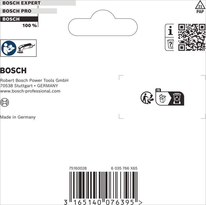 Produktbild Bosch Professional Zubehör Klettgewebeersatz für GDA 280E Professional, PDA, PSM 160 A, Ventaro 140