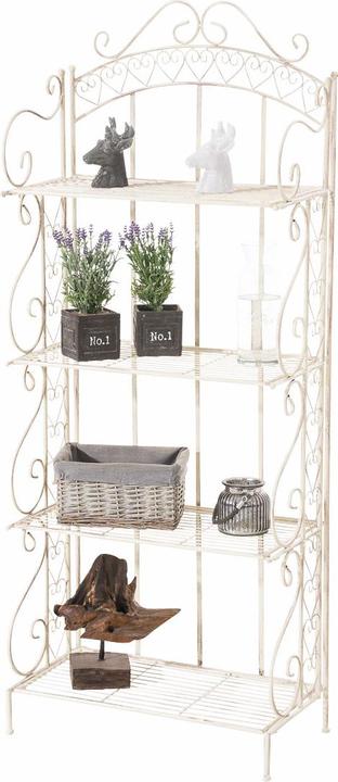 Produktbild CLP Standregal Antje, antik-creme (61 x 33 x 153 cm)