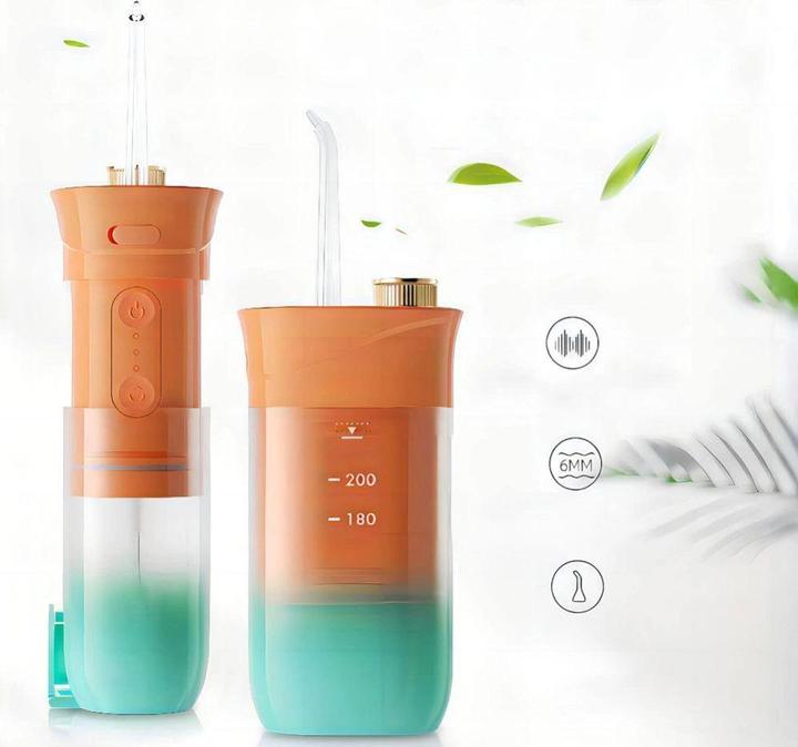 OEM Consumer electronics Electric oral irrigator 200 ml 4 tips RC-K-563 orange