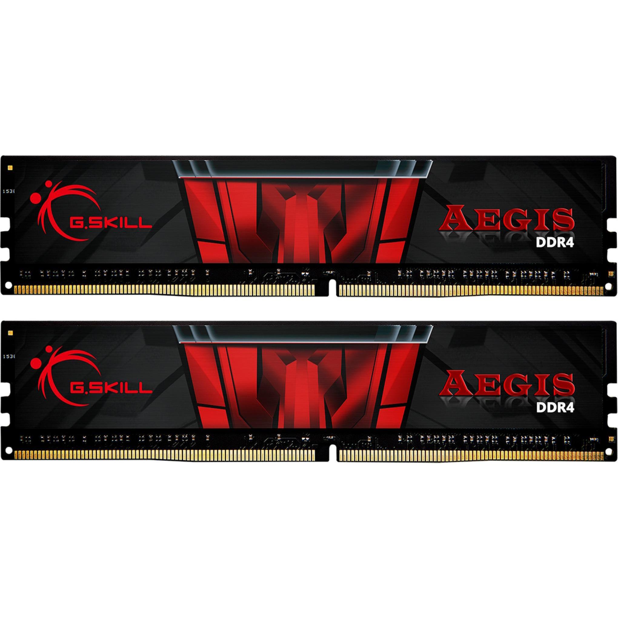 G.Skill Aegis (2 x 8GB, 3200 MHz, DDR4-RAM, DIMM), RAM, Schwarz