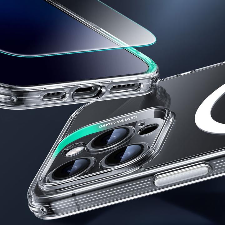 Produktbild ESR Etui Classic Pro Set Halolock MagSafe na iPhone 16 Pro - przezroczyste (Apple iPhone 16 Pro)