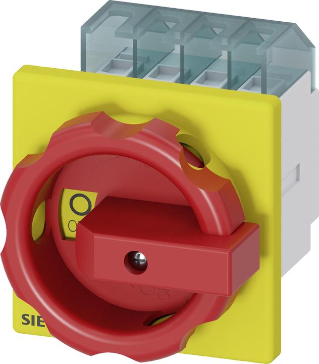 Actual product image Siemens Switch Disconnector Switch & Pushbutton 4P Red Yellow Electric Switch
