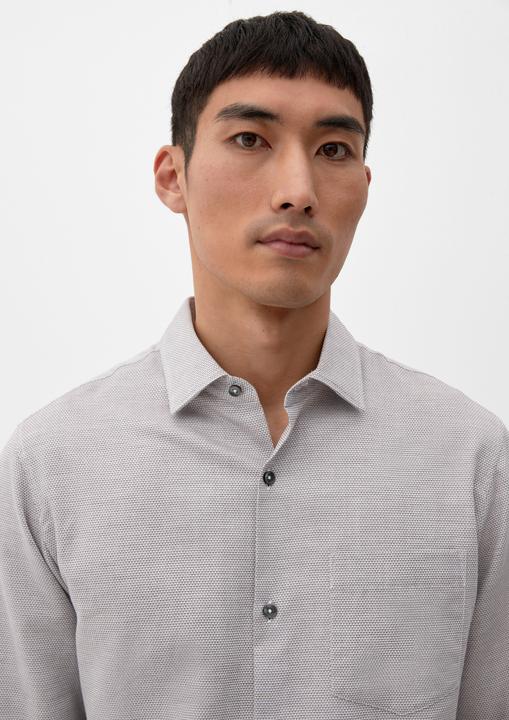 Immagine prodotto s.Oliver Hemd Slim: Hemd mit Strukturmuster (M)