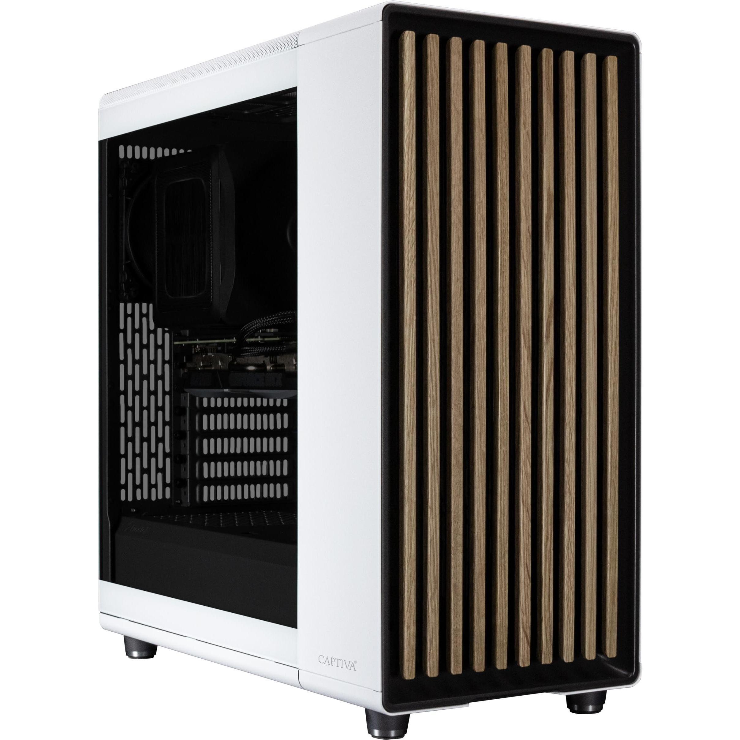Captiva Advanced Gaming R83-800 Ryzen 5 RTX 4060 (AMD Ryzen 5 5600, 16 GB, 1000 GB, GeForce RTX 4060), PC, Schwarz