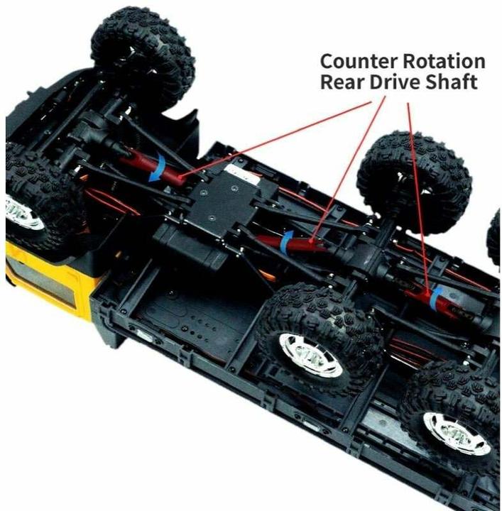 Produktbild Absima Hobby Plus RC CR-18P "Tow Truck ARKTOS 6x6" 1/18 gelb RTR (RTR Ready-to-Run)