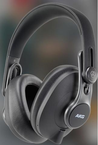 Actual product image AKG Closed type that covers the entire ear. Wireless headphones K371 BT (No noise cancellation, 40 h, Wireless)