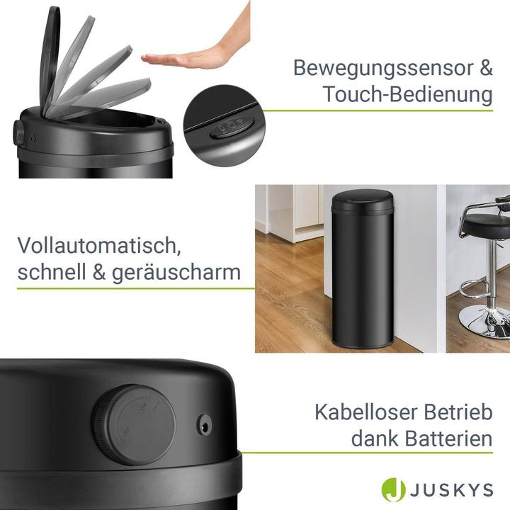 Produktbild Juskys Automatischer Mülleimer mit Sensor (50 l)