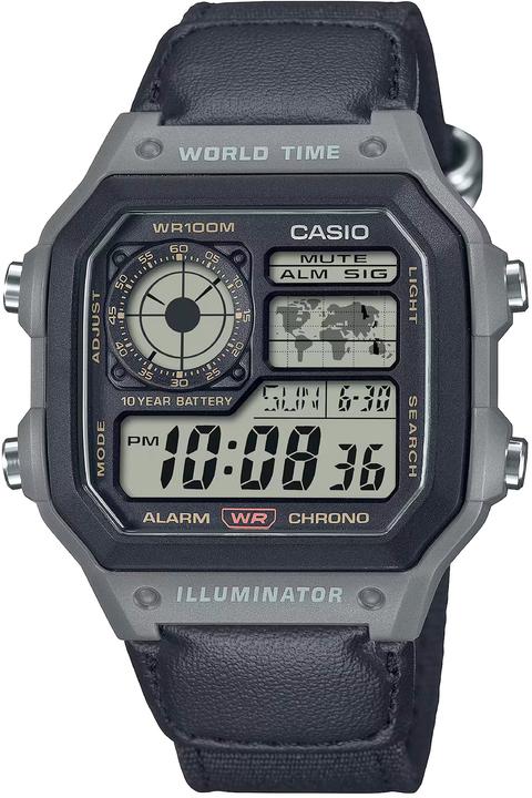 Immagine prodotto Casio AE-1200WHUB-8AVEF (Orologio digitale, Cronografo, 43 mm)