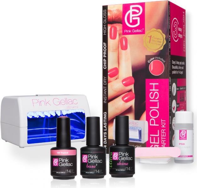 Produktbild Pink Gellac Starter Set LED (Farblack)