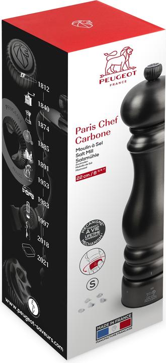 Productafbeelding Peugeot PARIS CHEF U'SELECT Zirlion Salzmühle Carbon 22 cm (Zout)
