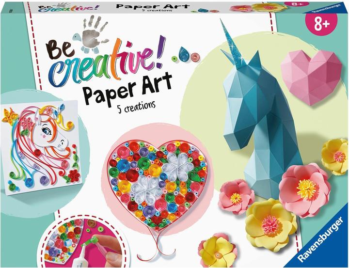 Image du produit Ravensburger Paper Art Flowers & Unicorn
