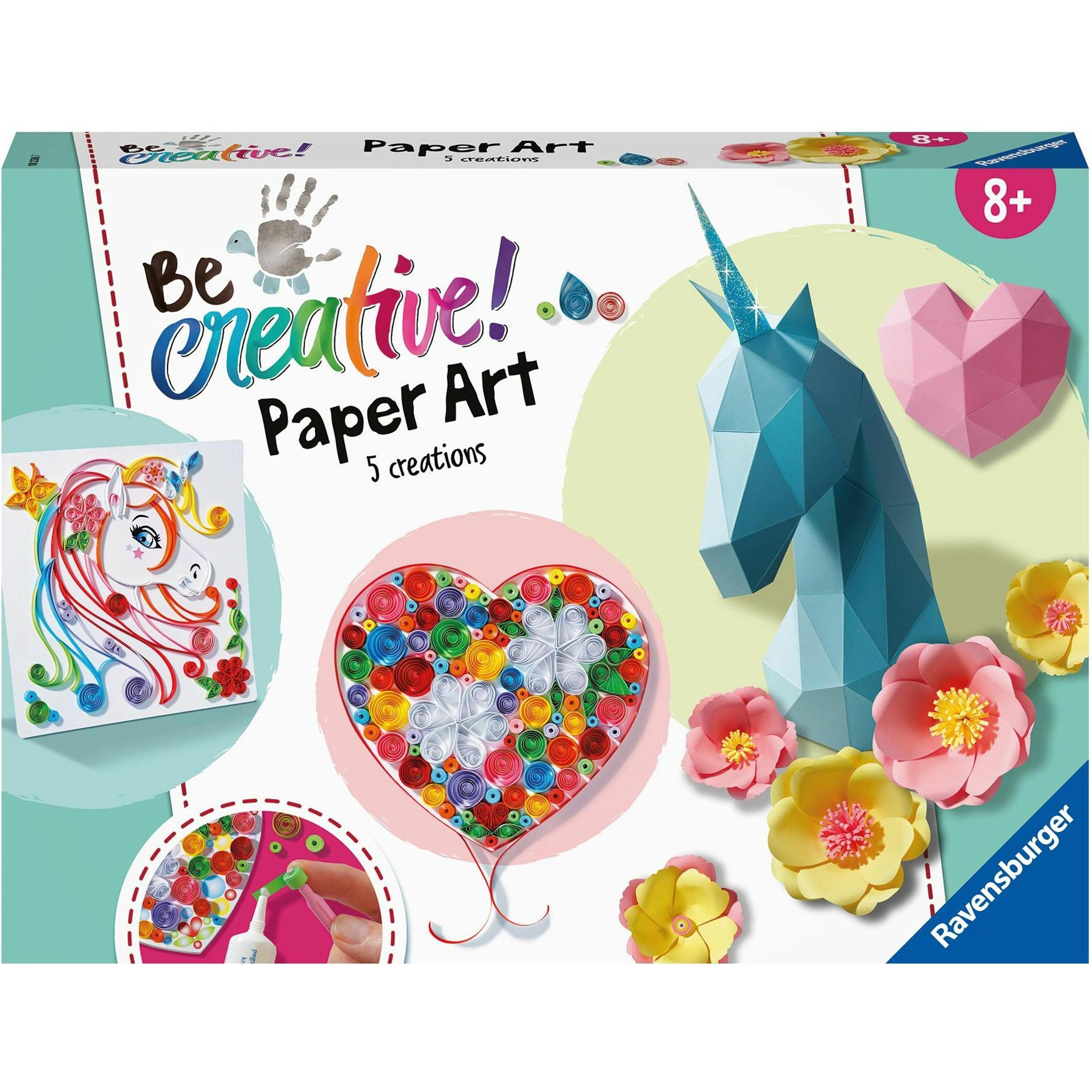 Ravensburger Paper Art Flowers & Unicorn