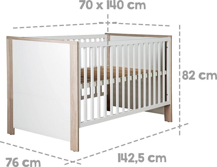 Produktbild Roba Olaf (Babybett, Wickelkommode)