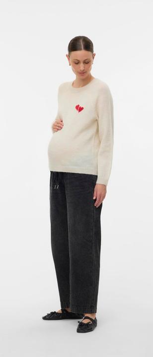 Immagine prodotto Vero Moda Maternity Normal geschnitten Rundhals Pullover Strickpullover (XS)