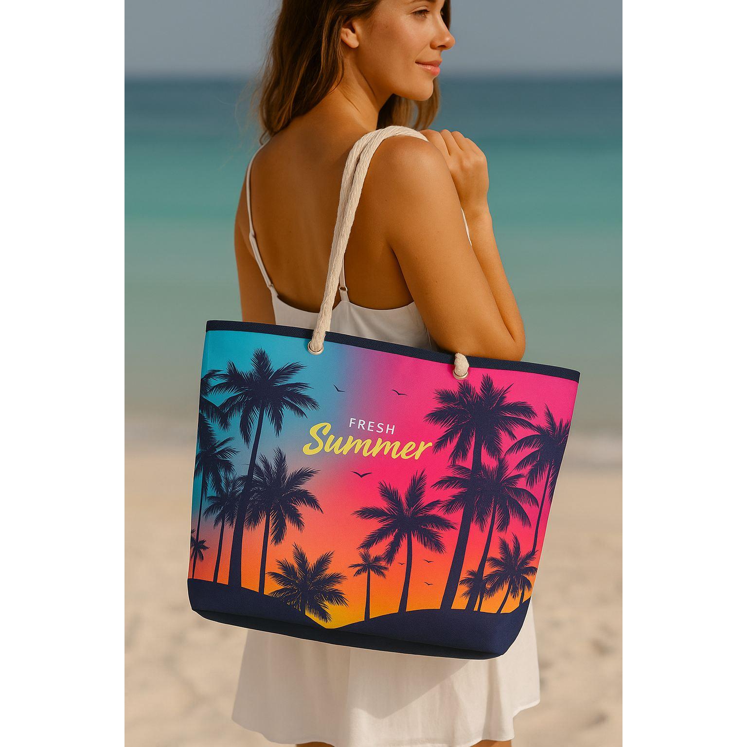 Lucky Bees, Borsa, Shorise Beach Bag, Multicolore