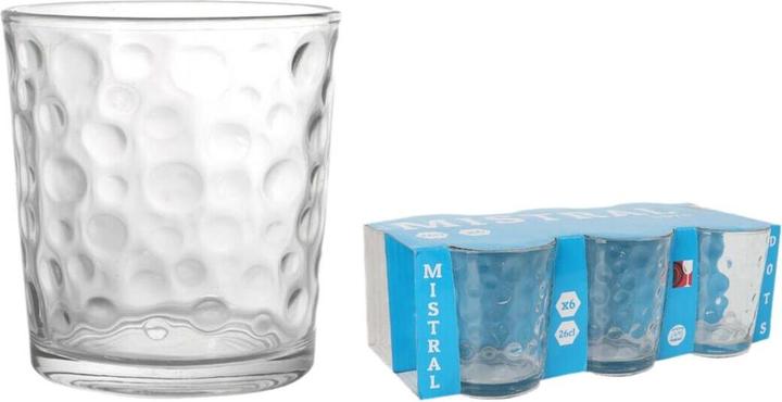 Actual product image La Mer Set of glasses La MediterrÃ¡nea Mistral dots 6 Pieces (12 Units) (12 x)