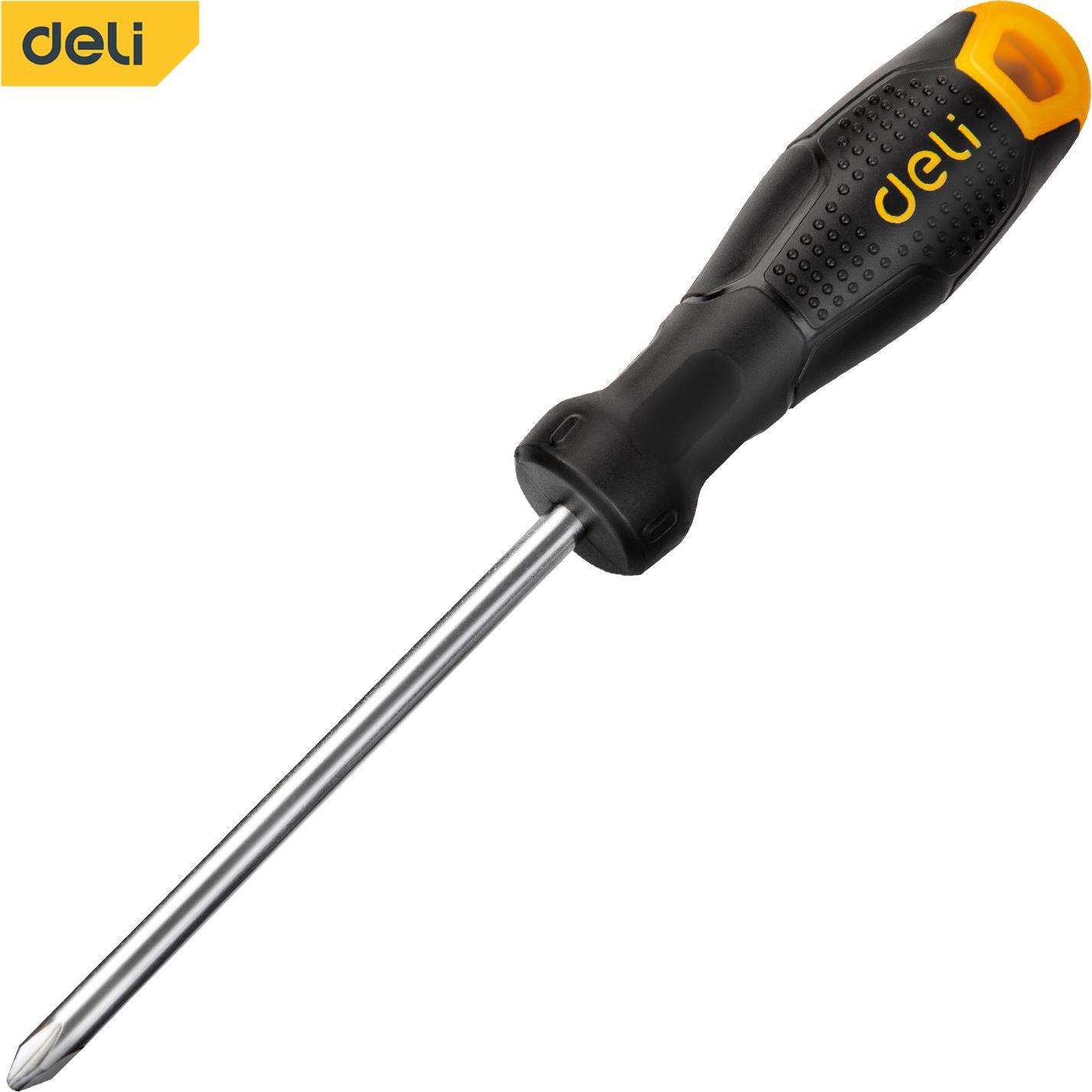 Deli Tools, Schraubenzieher, Philips Screwdriver PH2x150mm EDL626150 (black) (Phillipps-Kreuzschlitz (PH))