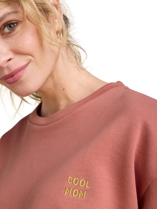 Actual product image Envie de Fraise Bio-Kollektion: Umstands-Set aus Sweatshirt COOL MOM & Sweatshorts (W36/L38)