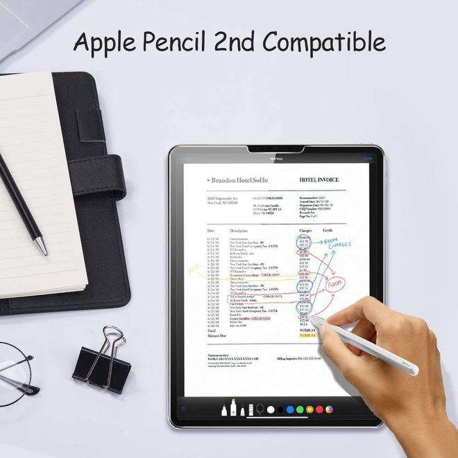 Actual product image MU Budget Protective glass screen protector (1 Piece, iPad Pro 12.9 2020 (4. Gen))