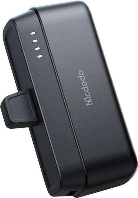 Immagine prodotto Mcdodo Power Bank MC-6301 20W, 5000mAh a USB-C (nero) (5000 mAh, 20 W, 18.50 Wh)