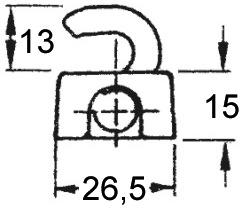 Actual product image Werkstarck arresting hook