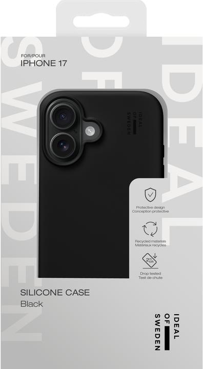 Actual product image iDeal Of Sweden iPhone 17 Silicone Case - Black (Apple iPhone 17)