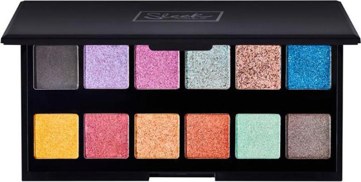 Produktbild Sleek MakeUP MakeUP i-Divine Eyeshadow Palette 12 Shades Matte Shimmer Foil Due-Chrome Blendable Highly Pigmented (Making Waves)