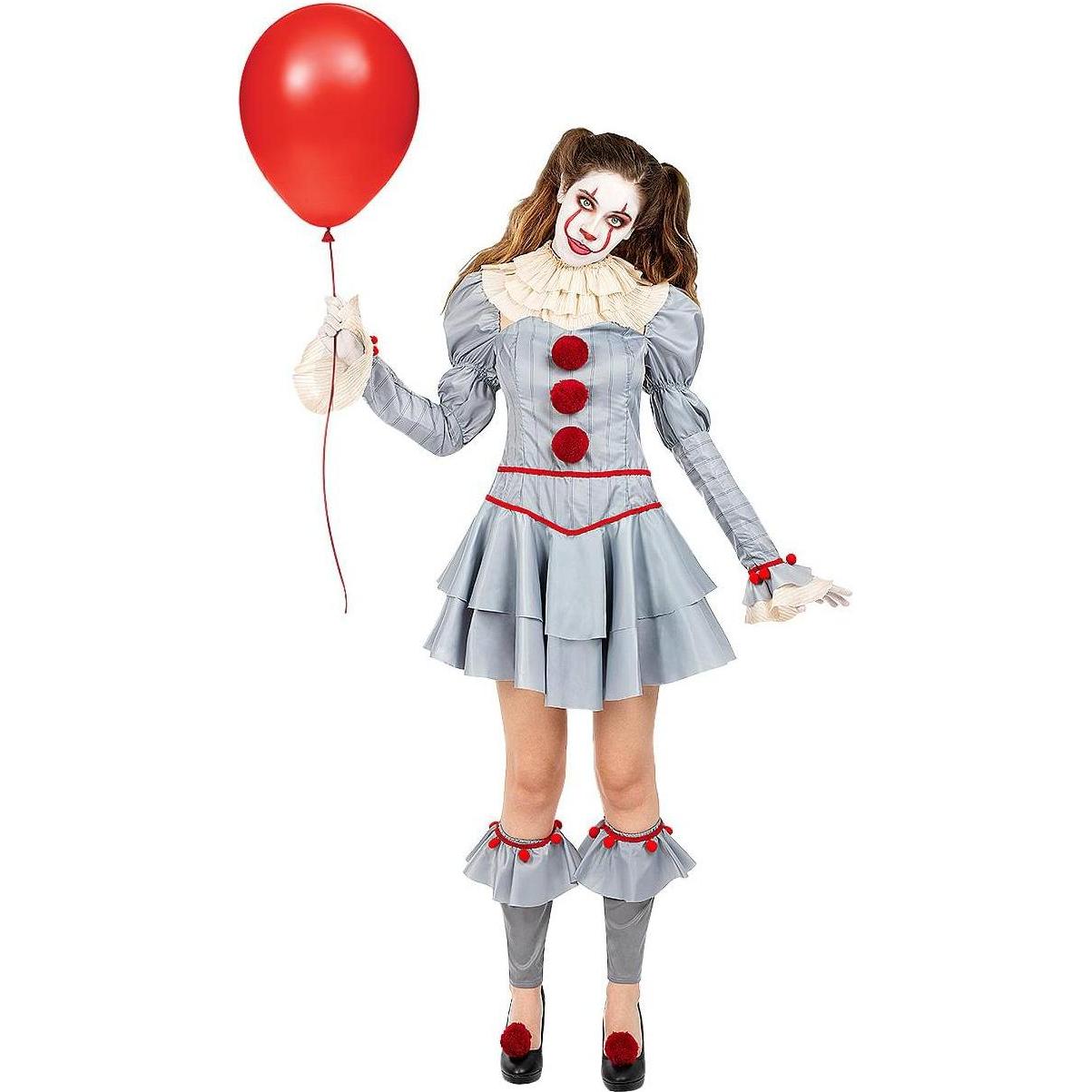 Metamorph Es Kapitel 2 – Pennywise Kostüm für Frauen (S)