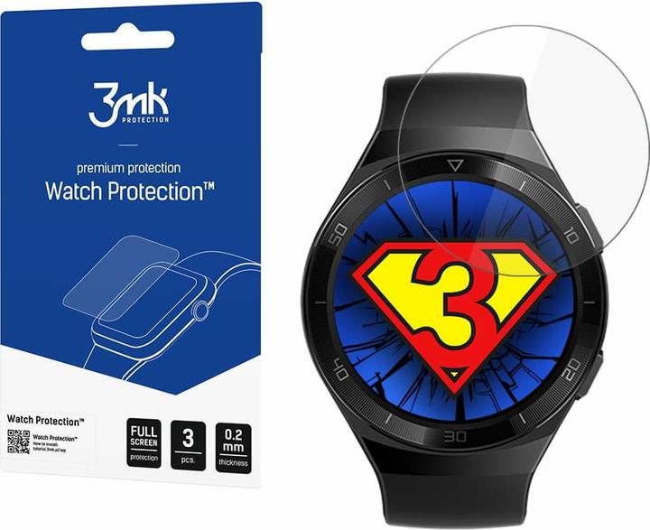 Actual product image 3MK hybrid glass Watch Protection FG for Huawei GT 2e 46 mm