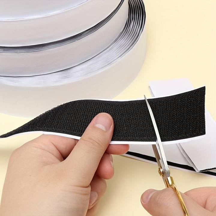 Actual product image König Design Velcro tape extra strong self-adhesive Dimensions selectable Velcro fastener 15 - 50 mm (25 mm)