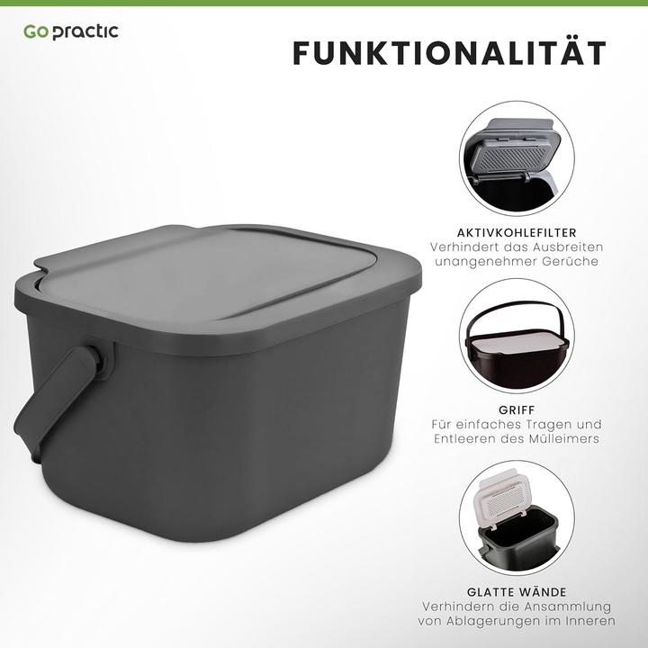 Immagine prodotto Go Practic 4,5L Biomülleimer (4.50 l)