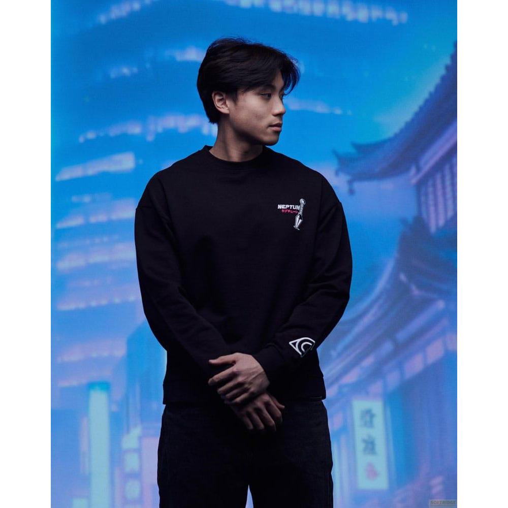 Thumbnail - Neptun, Unisex, Pullover, Naruto Shippuden Sweater Graphic Black (S), Schwarz, (S)