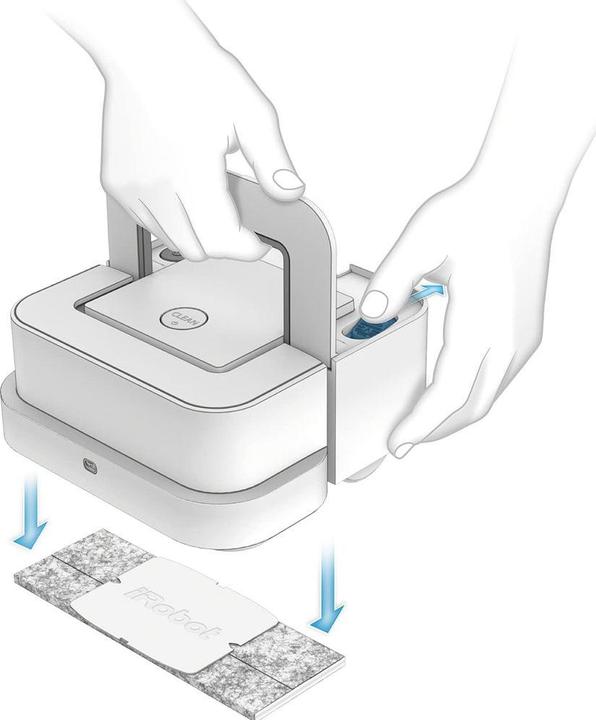 Produktbild iRobot Braava jet Ersatzpads trocken 10er Pack (dry) Serie 200