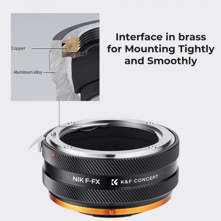 Actual product image K&F Concept High Precision Lens Adapter Mount, EOS-NIK Z