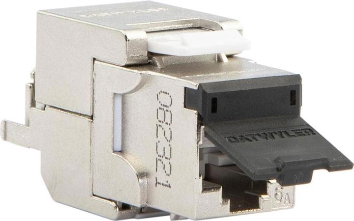 Actual product image Dätwyler IT Infra Keystone module KS-T Plus 1/8 tool-less Cat.6A (IEC) 1 (Keystone module)