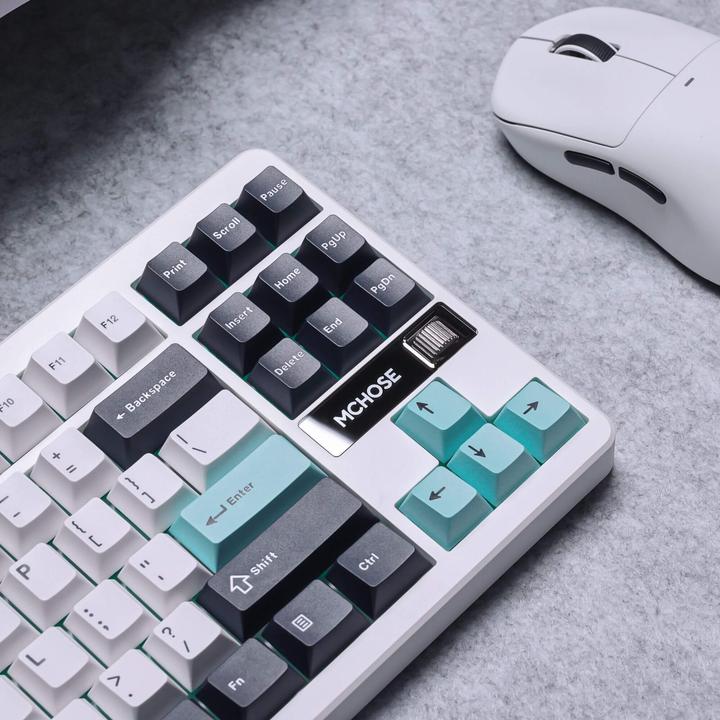 Actual product image Mchose G87 Cyan Blue Cabbage Tofu (US, Cable, Wireless)