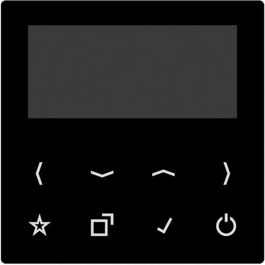 Thumbnail - JUNG Display DABABT-DISPSW (DAB+, WLAN), Radio, Schwarz