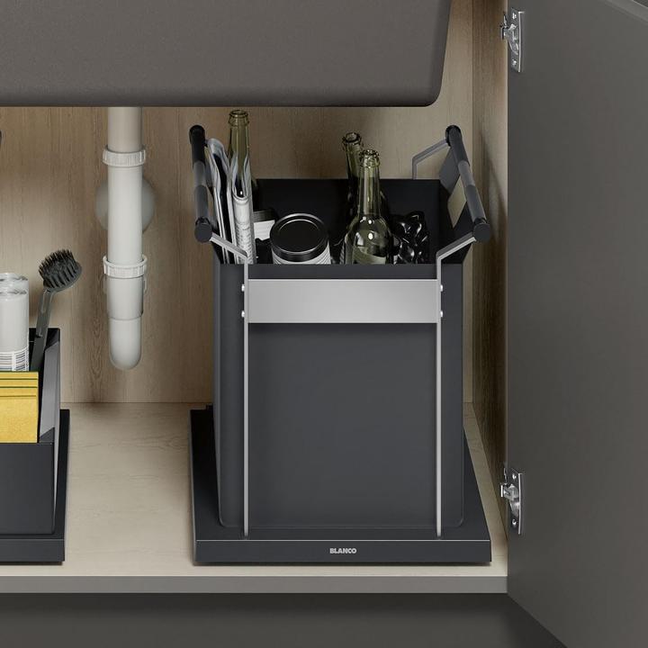 Productafbeelding Blanco Universele Tas XL 40 | kunststof, aluminium zwart-grijs | Het plezier van een opgeruimde (3 l)