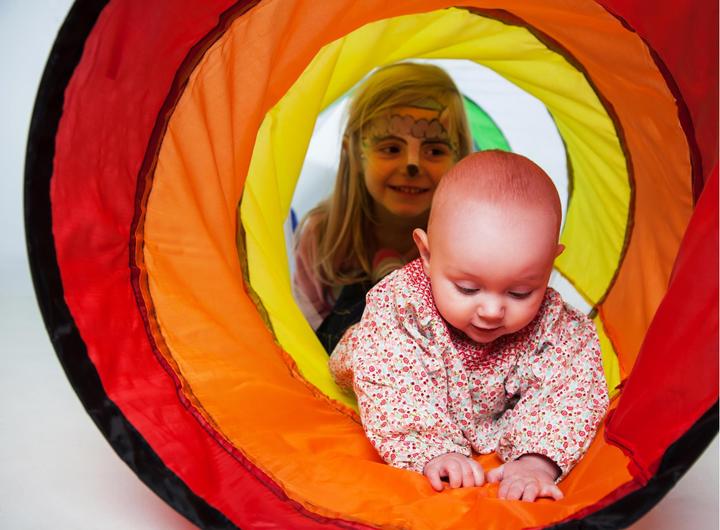 Produktbild Knorrtoys Spieltunnel "Bunt"